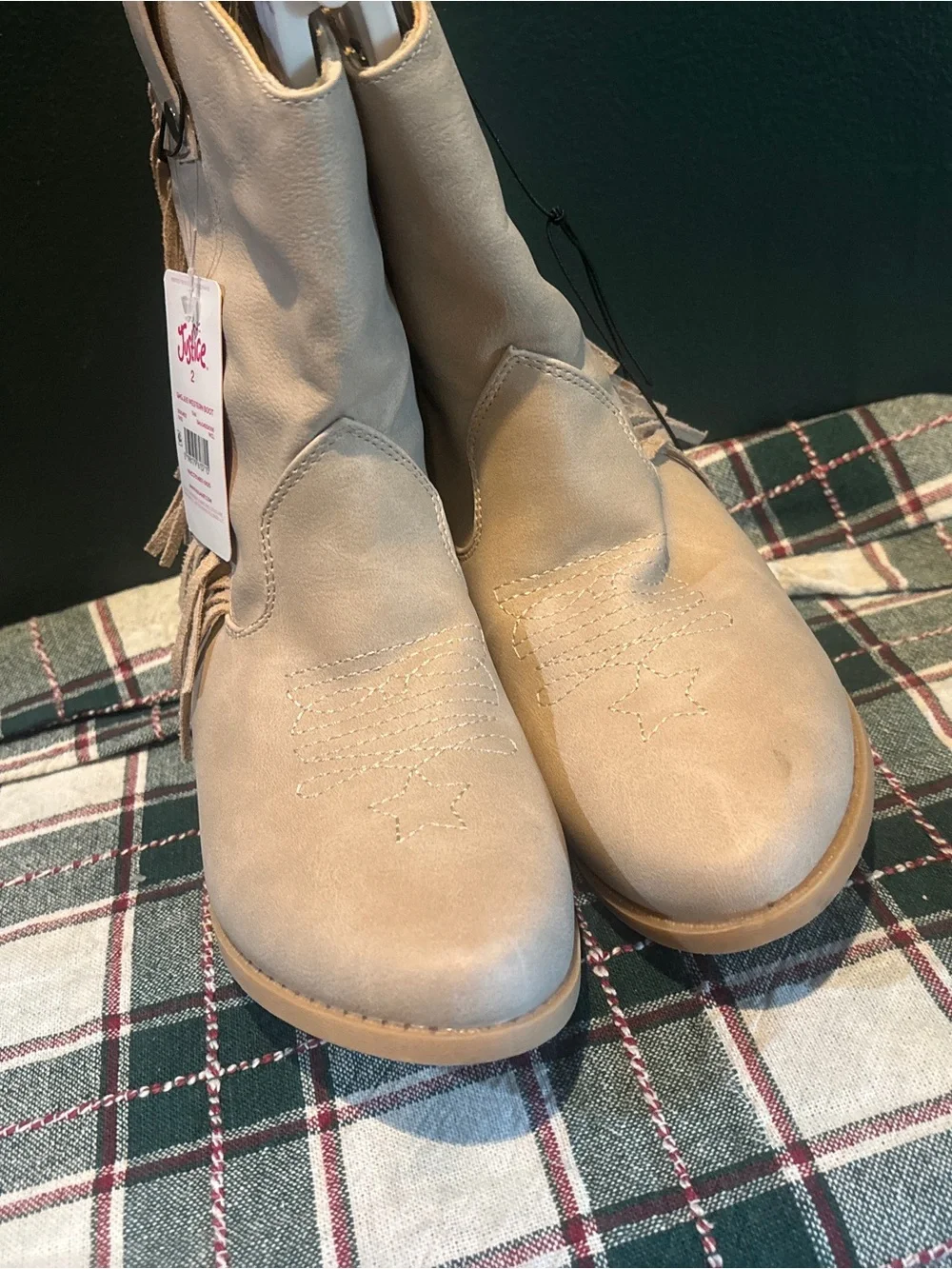Justice taupe faux